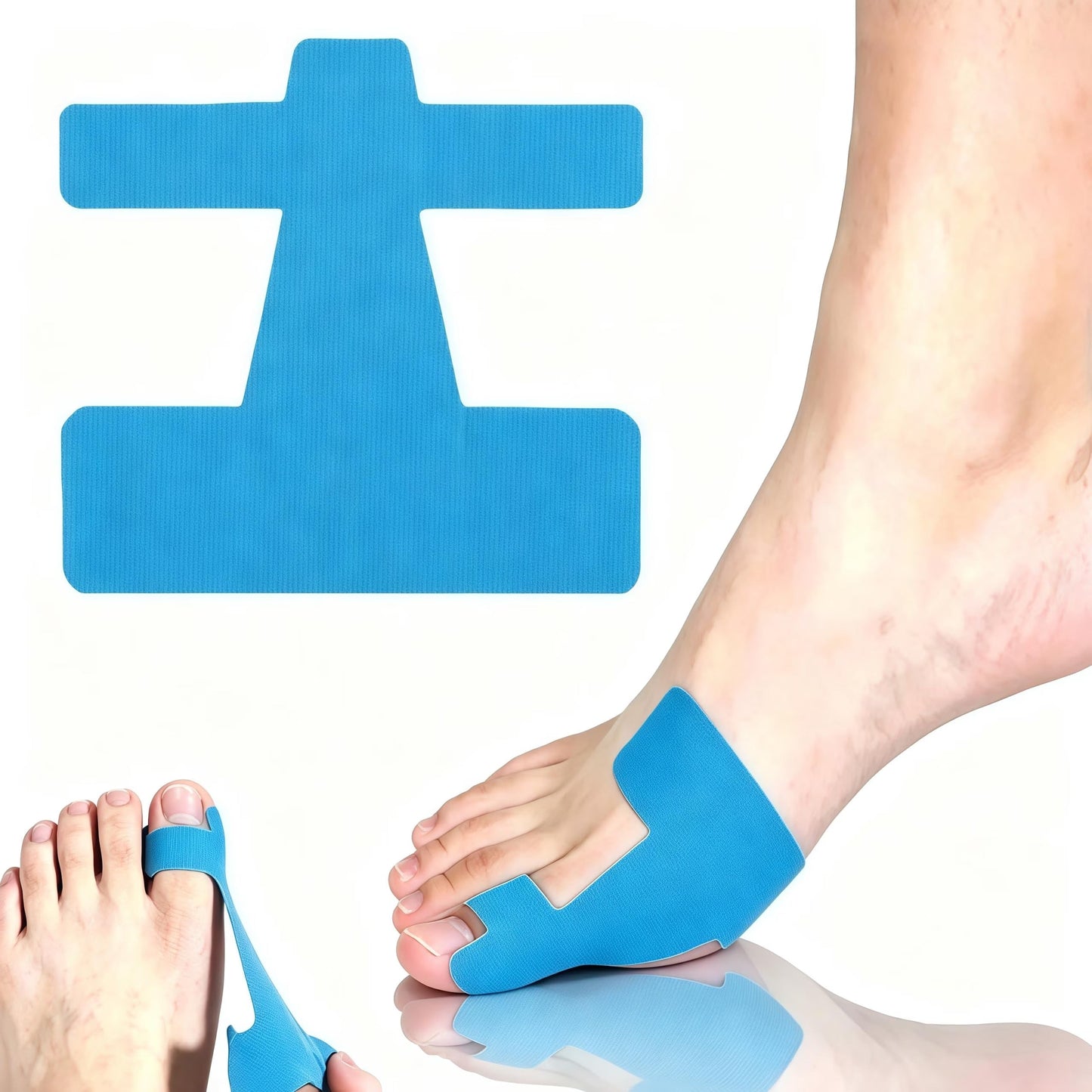 ComfortToe™ - Comfortable Toe Support Tape for Natural Alignment and All-Day Comfort