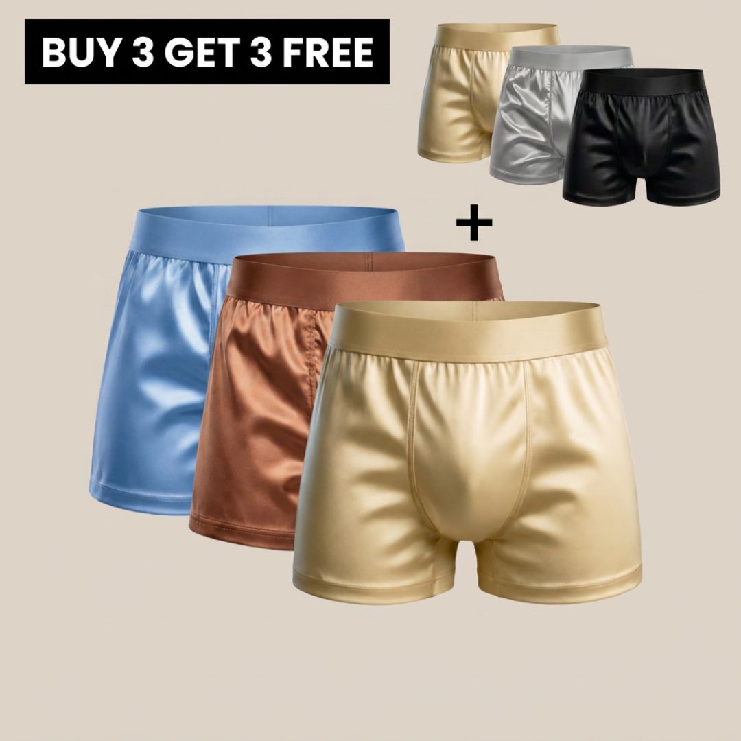 Silvora™ Silk-Soft Boxer Shorts - Buy 3, Get 3 FREE
