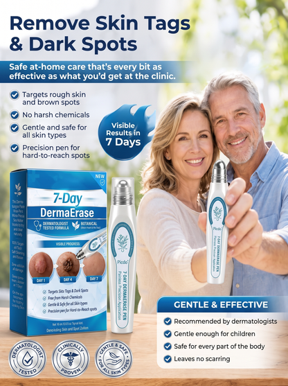 DermaErase™ – Precision Roll-On for Warts, Skin Tags & Skin Blemishes