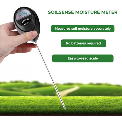 SoilSense™ Battery-Free Soil Moisture Meter – Easy Soil Moisture Testing for Indoor & Outdoor Plants