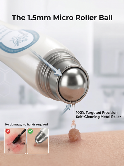 DermaErase™ – Precision Roll-On for Warts, Skin Tags & Skin Blemishes