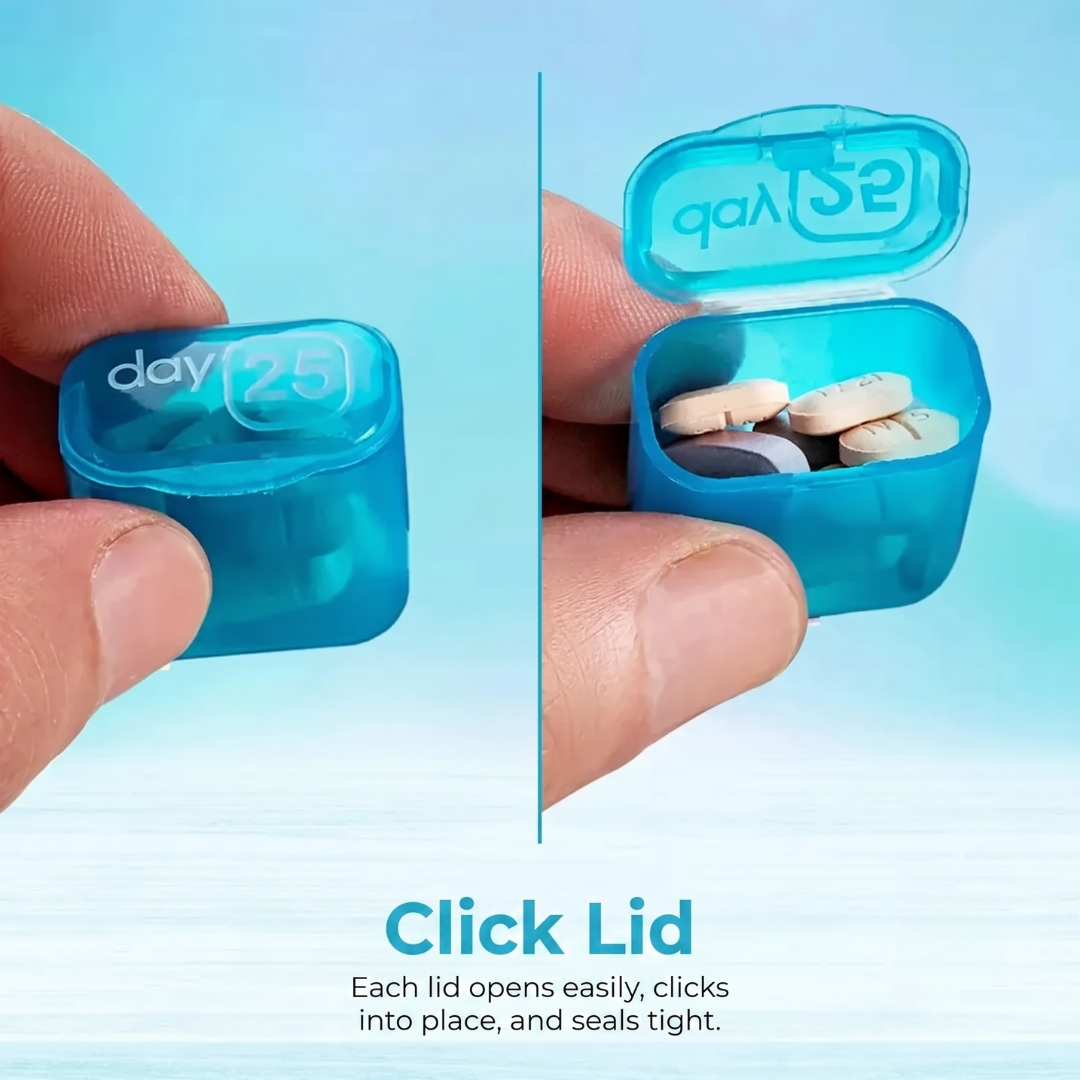 DoseMate™ - Stay Organised with a Practical 31-Day Pill Organiser