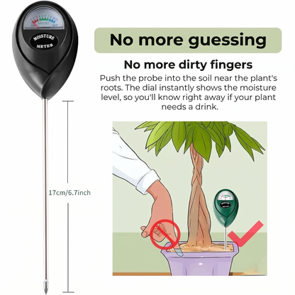 SoilSense™ Battery-Free Soil Moisture Meter – Easy Soil Moisture Testing for Indoor & Outdoor Plants