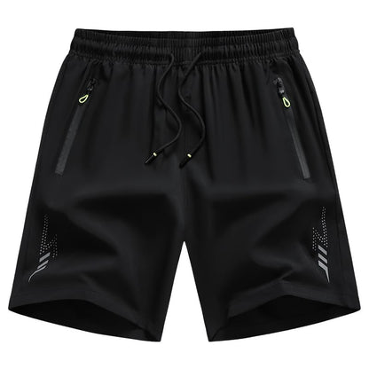 AeroFlex™ Performance Shorts – Lightweight Quick-Dry Sports Shorts with Secure Zip Pockets