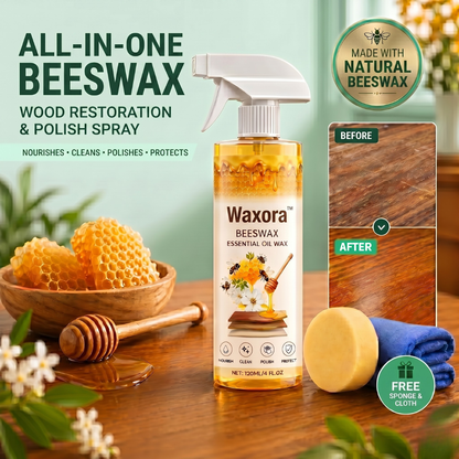 Waxora™ - All-in-One Beeswax Spray for Wood Care