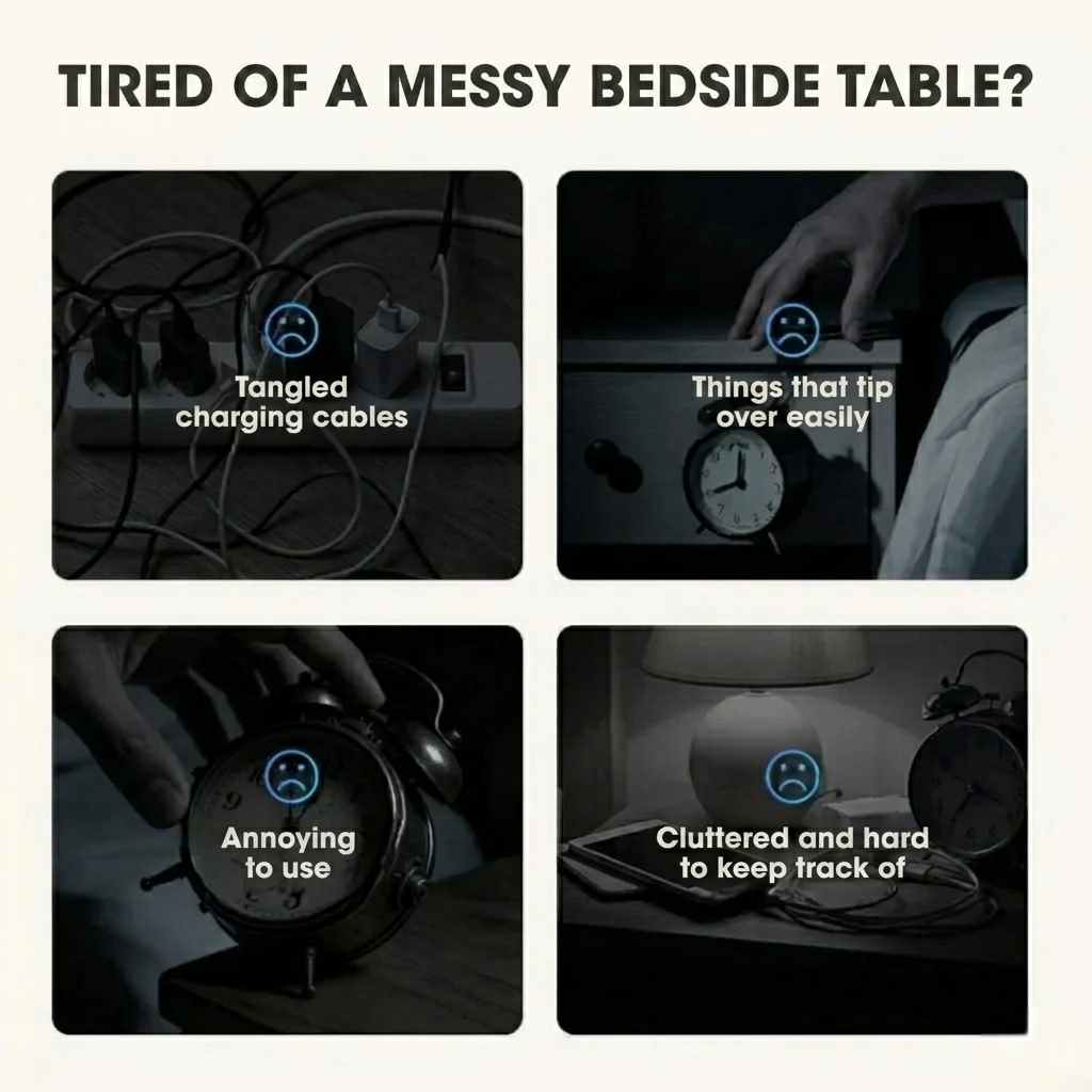 SmartStation™ – 6-in-1 Wireless Charging Station with Multiple Functions