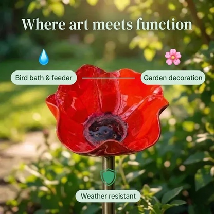 AviFlora™ – Botanical Bird Bath for Birds, Bees & Butterflies