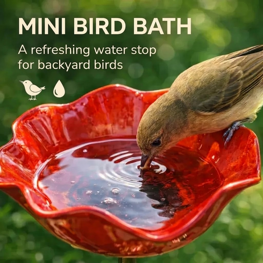 AviFlora™ – Botanical Bird Bath for Birds, Bees & Butterflies