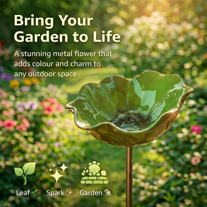 AviFlora™ – Botanical Bird Bath for Birds, Bees & Butterflies