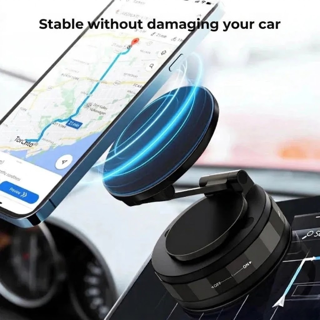 MagnetGrip™ – Magnetic Phone Holder for Your Car